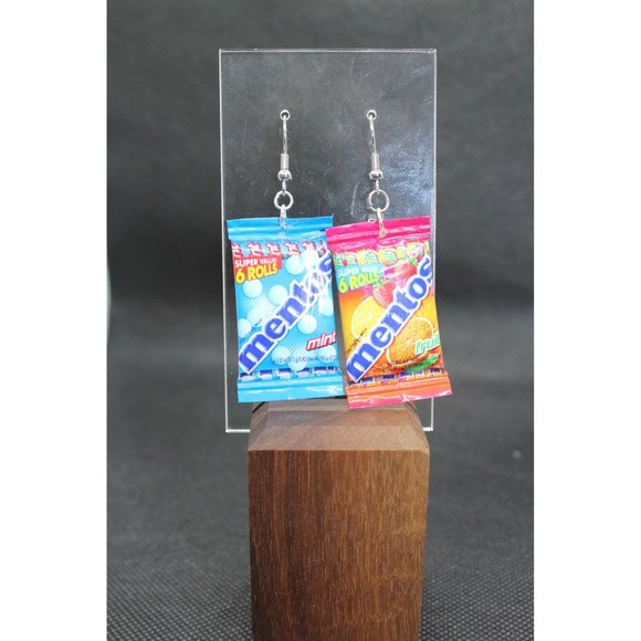 Mini Brands / Mentos candies earrings - Picture 1 of 5